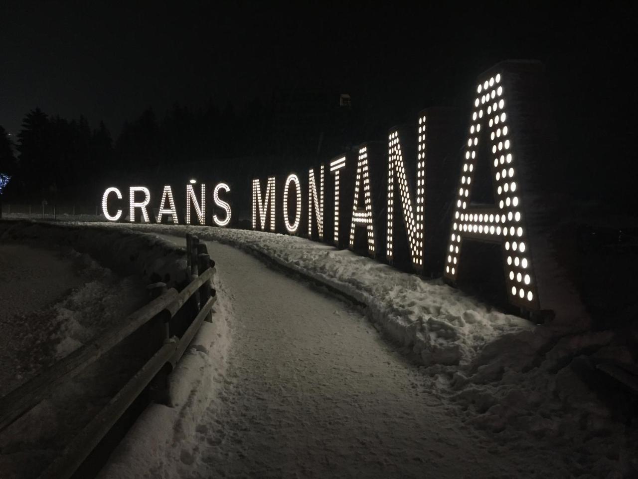 Plein Centre, Ski A Pied, Vue, Calme Crans-Montana Luaran gambar